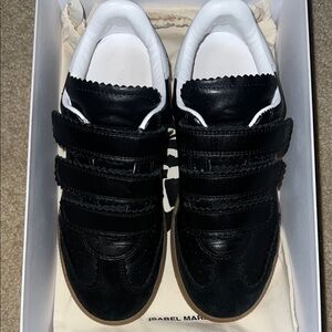 Isabel Marant Black and White Sneakers